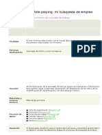 Role-Playing Mi Búsqueda de Empleo