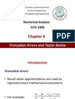 Islamic University of Gaza Numerical Analysis Chapter