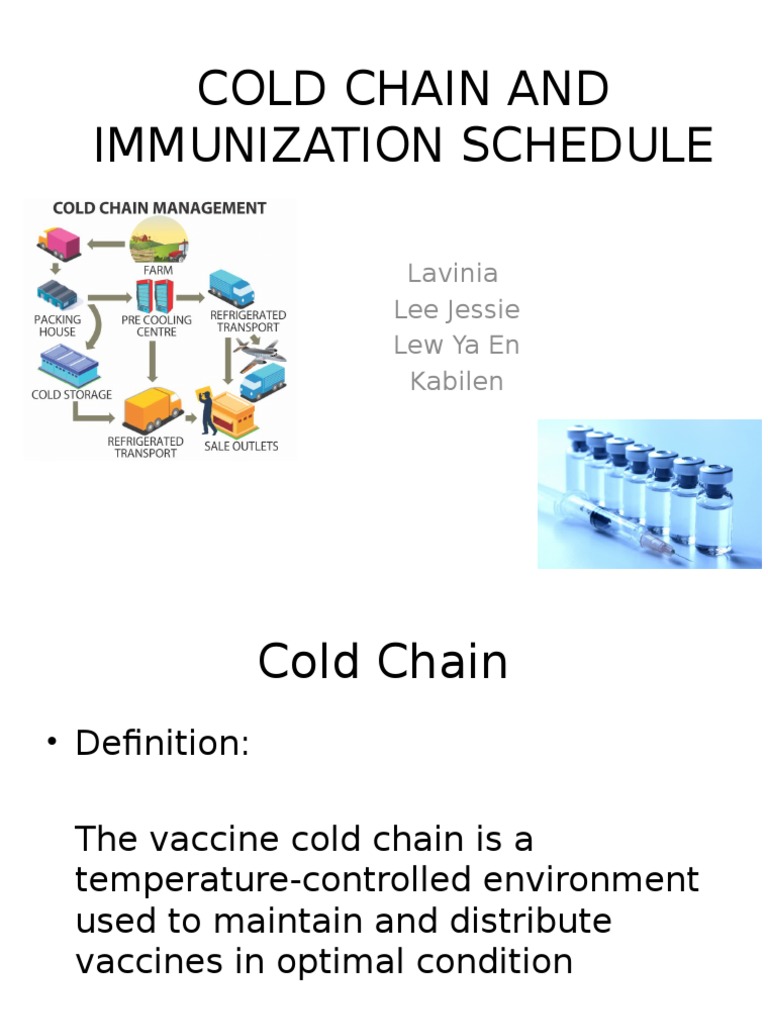 Cold Chain Management in Immunization | PDF | Vaccines | Medical Humanities