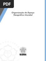 Organização Do Espaço Mundial