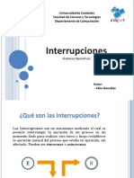 FelixGonzalez Presentacion Interrupciones