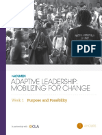 LIVRO - Adaptative Leadership 1 - Purpose and Possibility