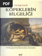 Köpeklerin Bilgeliğ Antikçağ Kiniklerinden Metinler Georg Luck