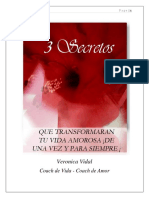 LIBRO.3 Secretos Que Transformaran Tu Vida Amorosa de Una Vez Y para Siempre.