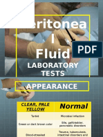 Lab Tests for Peritoneal Fluid Analysis