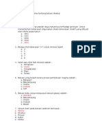 Soal GP Petrologi Semester 1 Amel