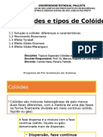 Aula 1 - Coloides e Tipos de Colóides