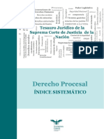 Tesauro Jurídico de Derecho Procesal Scjn