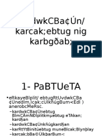 Kardwkcba Ún/ Karcak Ebtug Nig Karbgðab