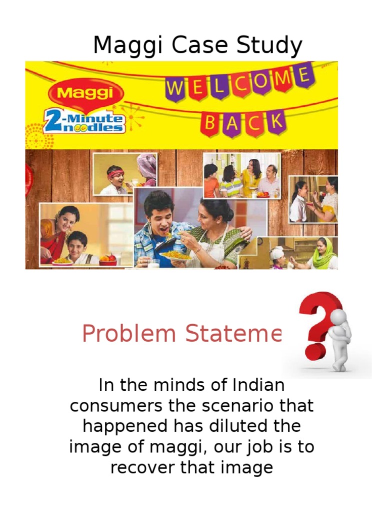 maggi case study with solution