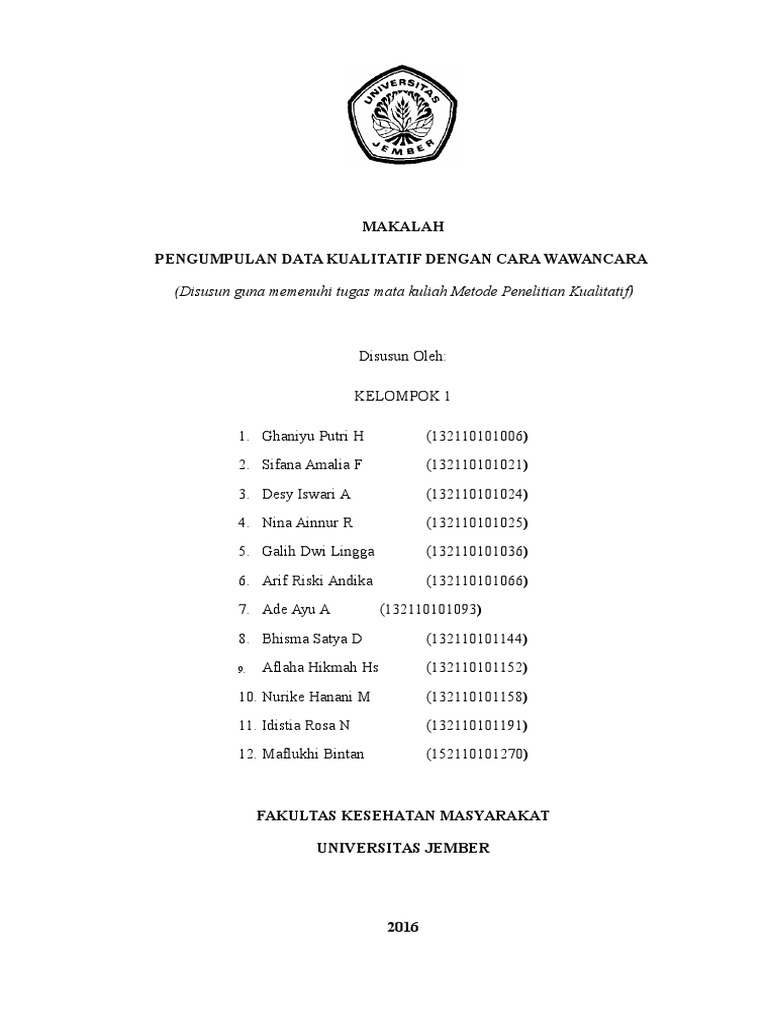Makalah Wawancara