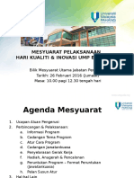 Mesyuarat Hari Kualiti & Inovasi Bil 1-2016