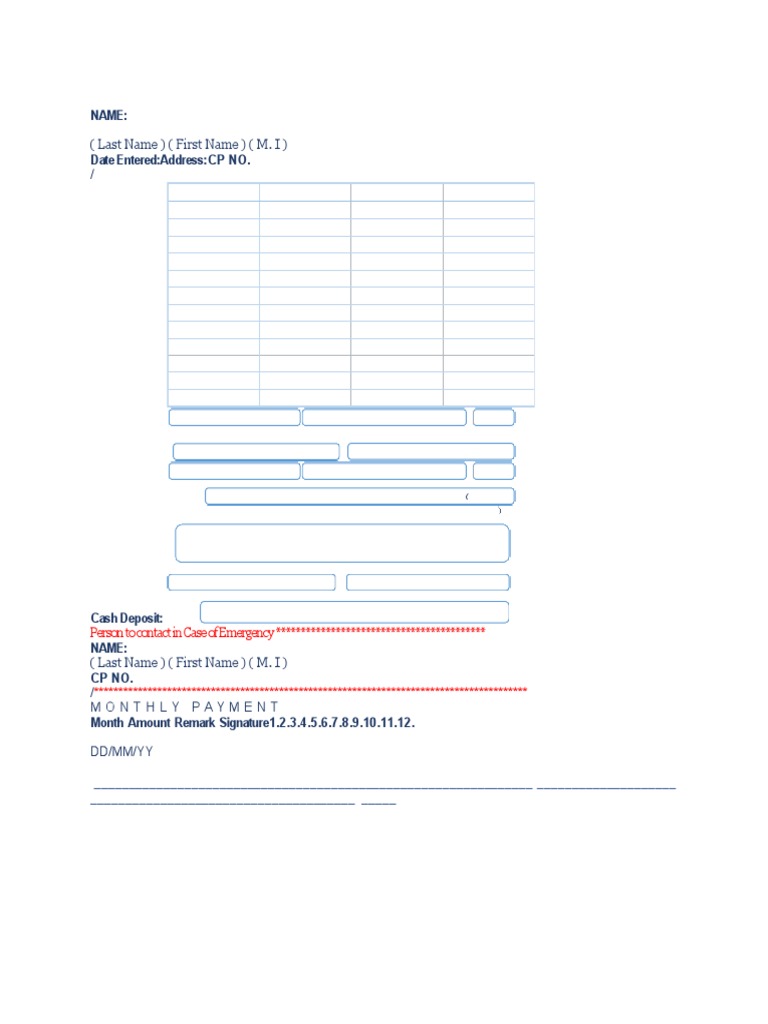 (Last Name) (First Name) (M. I) | PDF