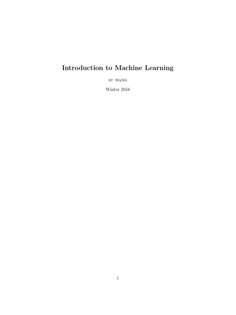 A Tutorial of Machine Learning | PDF | Regression Analysis | Artificial ...
