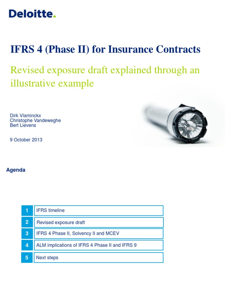 IFRS 4 (Phase II) for Insurance Contracts: Revised exposure draft ...