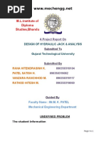 Download Design of Hydraulic Jack by Parmesh SN305982288 doc pdf