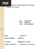 Automated Hardware Testing Using Python