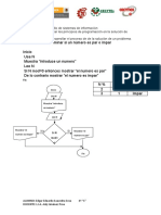 Pseudocodigos Diagramas y Prueba de Escritorio