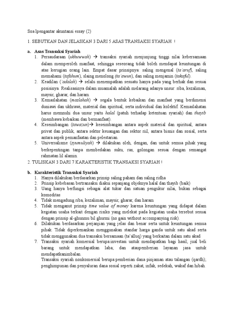 Soal essay akuntansi 02 picture