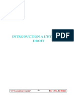 Introduction A L - Etude Du Droit