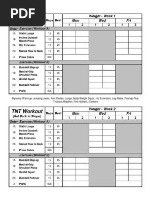 Men S Health Tnt Diet The Explosive New Plan To Blast Fat Build Muscle Pdf Pdf Recreation Human Body