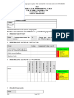 D10 Contractor Assessment Form For Works Contracts: Add/delete Additional Lines For Partners As Appropriate