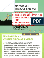 Konsep Tingkat Energi