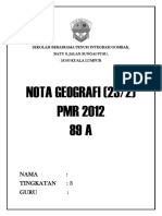 Nota Geografi Tingkatan 1 2 Dan 3