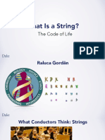 What Is A String?: The Code of Life