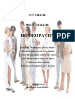 Miasmatic Idiosyncratic Homeopathy