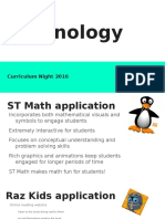 Technology Curriculum Night