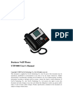 Business Voip Phone Utp3000 User'S Manual
