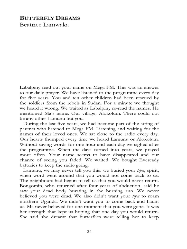 2011 Butterfly Dreams PDF PDF