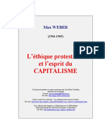 WEBER_Ethique Protestante Et Esprit Du Capitalisme