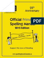 2015 Official Primary Spelling Manual