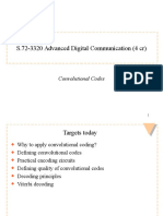 S.72-3320 Advanced Digital Communication (4 CR) : Convolutional Codes
