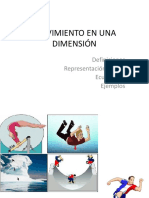 Movimiento en Una Dimensión