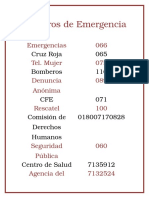 Números de Emergencia