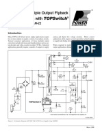 Topswitch: Designing Multiple Output Flyback Power Supplies With