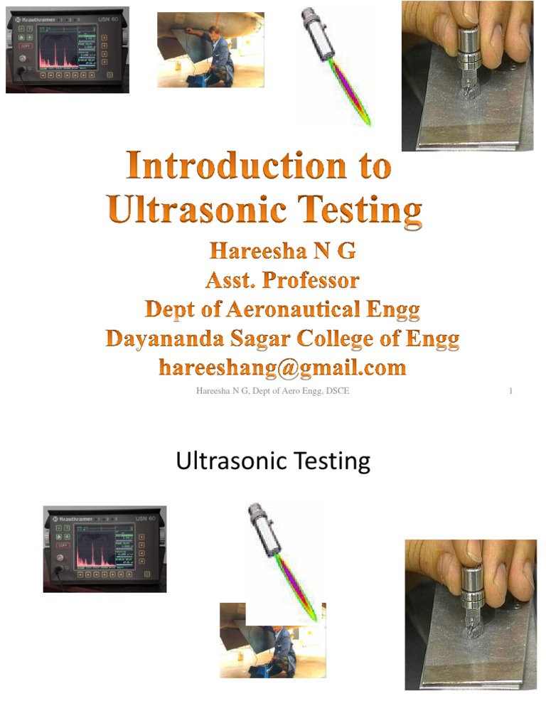 Introduction to Ultrasonic Testing | PDF | Ultrasound | Sound