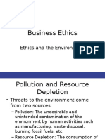 Business Ethics and Environmental Protection