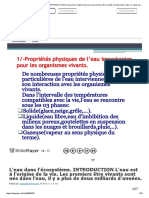 ⚡Présentation _L’eau dans l’écosystème. INTRODUCTION L'eau est à l'origine de la vie. Les premiers être vivants sont nés dans l'eau, il y a plus de deux milliards d'années