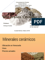 EXPOSICION MINERALES CER+üMICOS