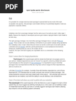Download npm hydra worm by Softpedia SN306033671 doc pdf