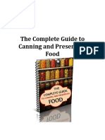 The Complete Guide To Canning and Preserving Food