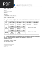 Surat Makluman Ibu Bapa (Peperiksaan Akhir Tahun)