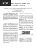 Interferometric Penetration Into Dry Snow and Sea Ice at Ka-band