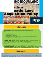 Towards a Pragmatic Land Acquisition Policy