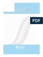 Establishment of PCR Laboratory