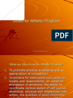 Goals For Athletic Program